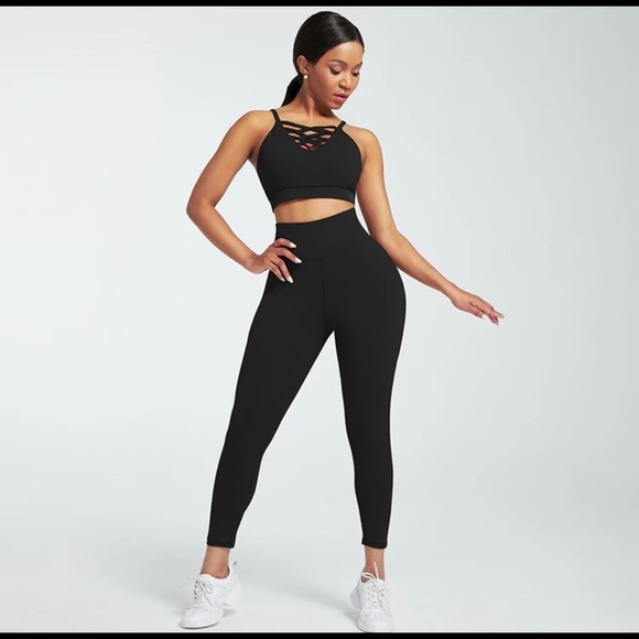 3 PCS ACTIVEWEAR SET (black) - Picture 6 of 7
